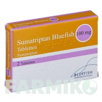 СУМАТРИПТАН (SUMATRIPTAN) 100 мг таблетки 2 шт - Суматриптан BLUEFISH