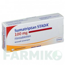 СУМАТРИПТАН (SUMATRIPTAN) 100 мг таблетки 12 шт - Суматриптан STADAPHARM