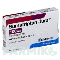 СУМАТРИПТАН (SUMATRIPTAN) 100 мг таблетки 2 шт - Суматриптан VIATRIS