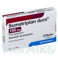 СУМАТРИПТАН (SUMATRIPTAN) 100 мг таблетки 12 шт - Суматриптан VIATRIS