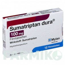 СУМАТРИПТАН (SUMATRIPTAN) 100 мг таблетки 12 шт - Суматриптан VIATRIS