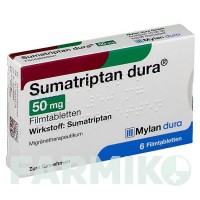 СУМАТРИПТАН (SUMATRIPTAN) 50 мг таблетки 6 шт - Суматриптан VIATRIS