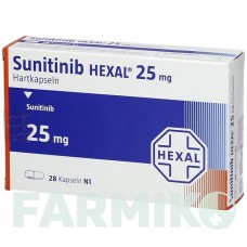 СУНИТИНИБ (SUNITINIB) 25 мг капсулы 28 шт - Сунитиниб HEXAL