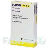 СУНОСІ (SUNOSI) 75 мг таблетки 28 шт - Солріамфетол AXICORP PHARMA
