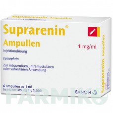 СУПРАРЕНИН (SUPRARENIN) раствор 6x1 мл - Эпинефрин CHEPLAPHARM
