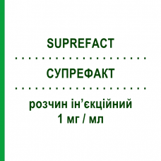 СУПРЕФАКТ (SUPREFACT) 1 мг/мл раствор инъекционный 5,5 мл - Бусерелин CHEPLAPHARM