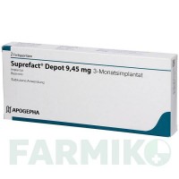 СУПРЕФАКТ (SUPREFACT) 9,45 мг 3 доз имплантат 2 шт - Бусерелин ABACUS MEDICINE