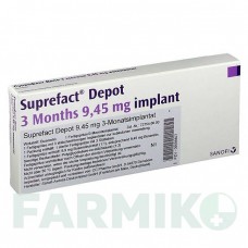 СУПРЕФАКТ (SUPREFACT) 9,45 мг 3 доз имплантат 1 шт - Бусерелин CC PHARMA