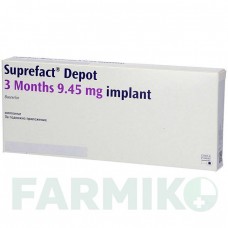 СУПРЕФАКТ (SUPREFACT) 9,45 мг 3 доз имплантат 2 шт - Бусерелин DOCPHARM