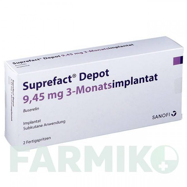СУПРЕФАКТ (SUPREFACT) 9,45 мг 3 доз шприци 2x1 шт - Бусерелин ORIFARM