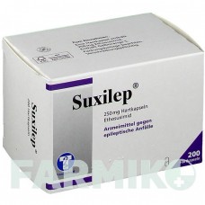 СУКСИЛЕП (SUXILEP) 250 мг капсулы 200 шт - Этосуксимид TROMMSDORFF