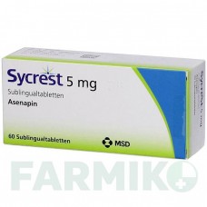 СИКРЕСТ (SYCREST) 5 мг таблетки 60 шт - Азенапин ALLOMEDIC