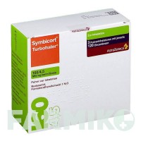 СИМБИКОРТ (SYMBICORT) 160/4,5 мкг/доза 120 доз порошок 3 шт - Формотерол, Будесонид ASTRAZENECA