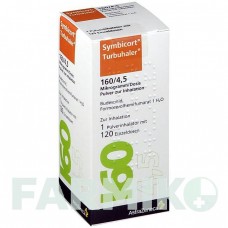 СИМБИКОРТ (SYMBICORT) 160/4,5 мкг/доза 120 доз порошок 1 шт - Формотерол, Будесонид ORIFARM