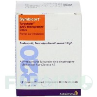 СИМБИКОРТ (SYMBICORT) 320/9 мкг/доза 60 доз порошок 1 шт - Формотерол, Будесонид KOHLPHARMA