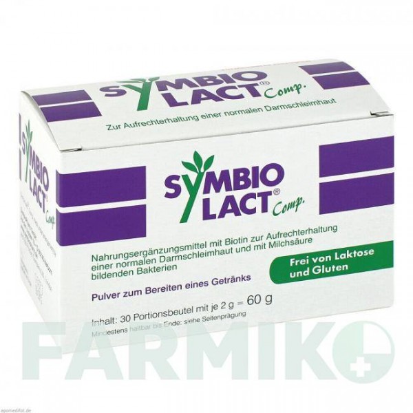 СИМБИОЛАКТ (SYMBIOLACT) саше 30 шт - Активные вещества SYMBIOPHARM