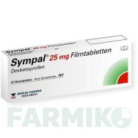 СИМПАЛ (SYMPAL) 25 мг таблетки 10 шт - Декскетопрофен BERLIN-CHEMIE