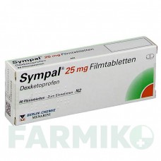 СИМПАЛ (SYMPAL) 25 мг таблетки 30 шт - Декскетопрофен BERLIN-CHEMIE