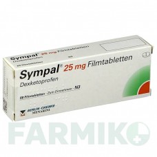 СИМПАЛ (SYMPAL) 25 мг таблетки 50 шт - Декскетопрофен BERLIN-CHEMIE