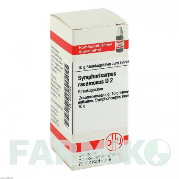 СИМФОРИКАРПУС (SYMPHORICARPUS) D 2 глобули 10 г - Гомеопатия DHU