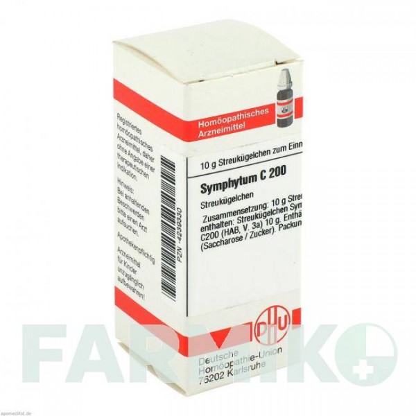 СІМФІТУМ (SYMPHYTUM) C 200 глобули 10 г - Гомеопатія DHU