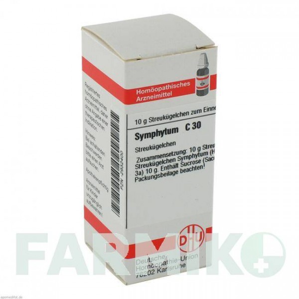 СИМФИТУМ (SYMPHYTUM) C 30 глобули 10 г - Гомеопатия DHU