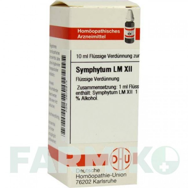 СИМФИТУМ (SYMPHYTUM) LM XII раствор 10 мл - Гомеопатия DHU