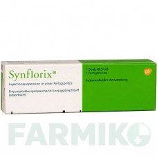 СИНФЛОРИКС (SYNFLORIX) суспензія 10 шт - Пневмококовий антиген GLAXOSMITHKLINE