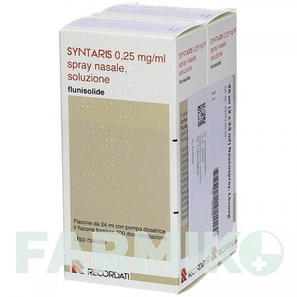 СИНТАРІС (SYNTARIS) спрей 2x24 мл - Флунізолід EMRA-MED