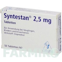 СИНТЕСТАН (SYNTESTAN) 2,5 мг таблетки 50 шт - Клопреднол TEOFARMA