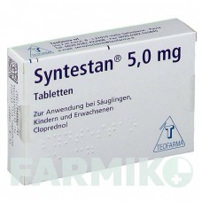 СИНТЕСТАН (SYNTESTAN) 5 мг таблетки 50 шт - Клопреднол TEOFARMA