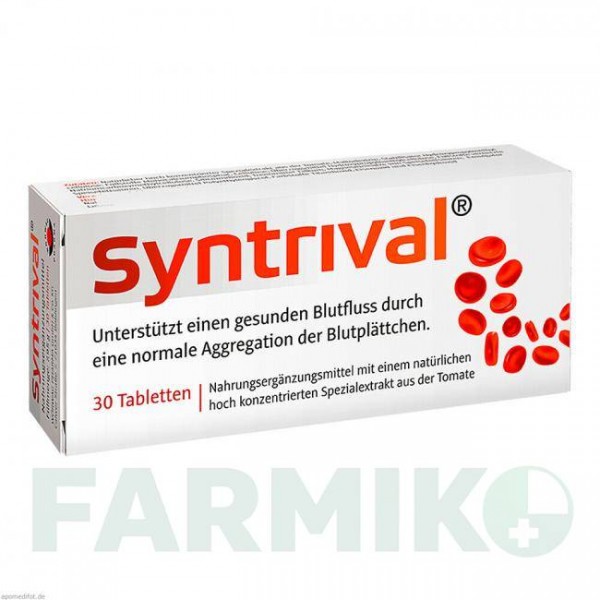 СИНТРИВАЛ (SYNTRIVAL) таблетки 30 шт - Активные вещества WORWAG PHARMA