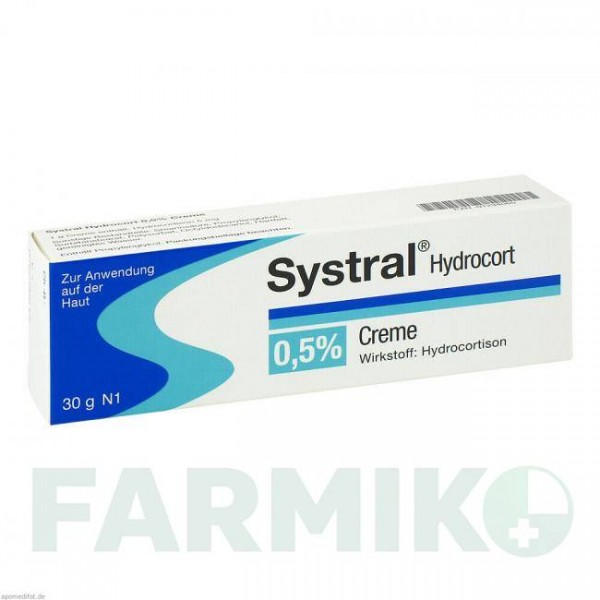 СИСТРАЛ (SYSTRAL) 0,5% крем 30 г - Гидрокортизон MEDA PHARMA