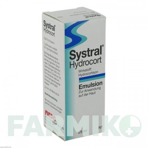 СИСТРАЛ (SYSTRAL) эмульсия 25 мл - Гидрокортизон MEDA PHARMA