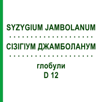 СИЗИГИУМ ДЖАМБОЛАНУМ (SYZYGIUM JAMBOLANUM) D 12 глобули 10 г - Гомеопатия DHU
