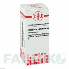 СИЗИГИУМ ДЖАМБОЛАНУМ (SYZYGIUM JAMBOLANUM) D 3 глобули 10 г - Гомеопатия DHU