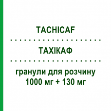 ТАХИКАФ (TACHICAF) 1000 мг + 130 мг гранулы для раствора 16 шт - Парацетамол, Другое ANGELINI