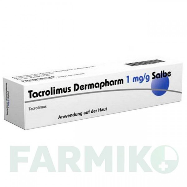 ТАКРОЛІМУС (TACROLIMUS) 1 мг/г мазь 10 г - Такролімус DERMAPHARM