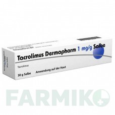 ТАКРОЛІМУС (TACROLIMUS) 1 мг/г мазь 30 г - Такролімус DERMAPHARM