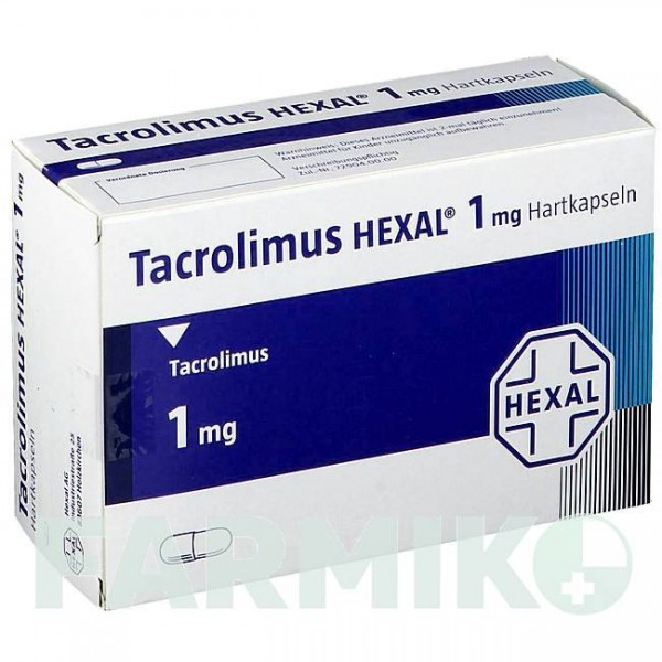 ТАКРОЛІМУС (TACROLIMUS) 1 мг капсули 50 шт - Такролімус HEXAL