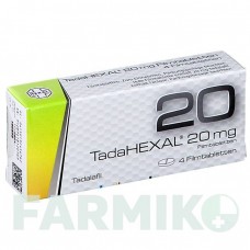 ТАДАГЕКСАЛ (TADAHEXAL) 20 мг таблетки 4 шт - Тадалафил HEXAL