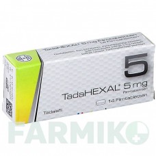 ТАДАГЕКСАЛ (TADAHEXAL) 5 мг таблетки 14 шт - Тадалафил HEXAL