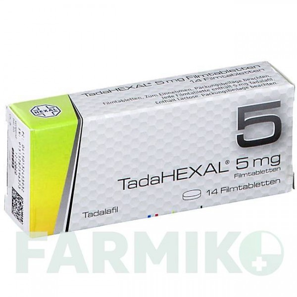 ТАДАГЕКСАЛ (TADAHEXAL) 5 мг таблетки 14 шт - Тадалафил HEXAL
