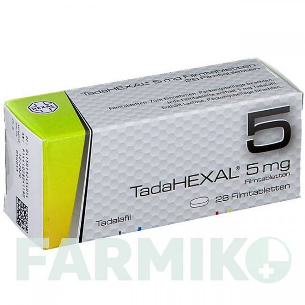 ТАДАГЕКСАЛ (TADAHEXAL) 5 мг таблетки 28 шт - Тадалафил HEXAL