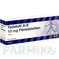 ТАДАЛАФІЛ (TADALAFIL) 10 мг таблетки 4 шт - Тадалафіл ABZ PHARMA