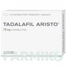 ТАДАЛАФИЛ (TADALAFIL) 10 мг таблетки 12 шт - Тадалафил ARISTO PHARMA