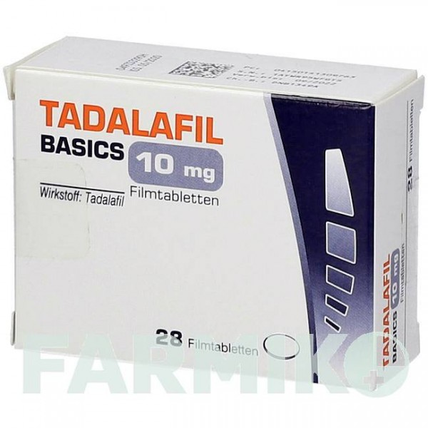 ТАДАЛАФІЛ (TADALAFIL) 10 мг таблетки 28 шт - Тадалафіл BASICS