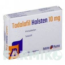 ТАДАЛАФИЛ (TADALAFIL) 10 мг таблетки 12 шт - Тадалафил HOLSTEN PHARMA