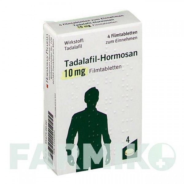 ТАДАЛАФИЛ (TADALAFIL) 10 мг таблетки 4 шт - Тадалафил HORMOSAN PHARMA