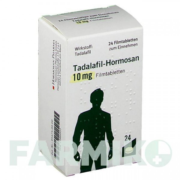ТАДАЛАФИЛ (TADALAFIL) 10 мг таблетки 24 шт - Тадалафил HORMOSAN PHARMA